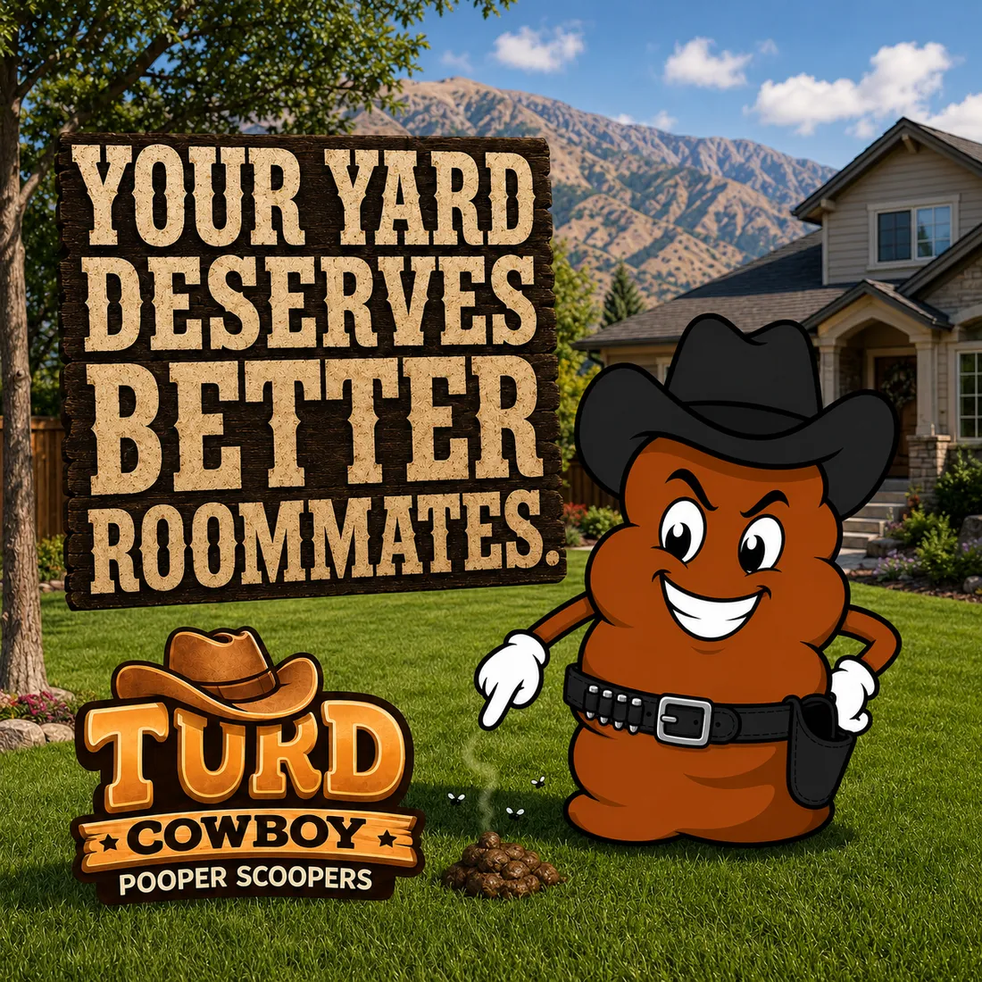 Your yard deserves better roommates — Turd Cowboy