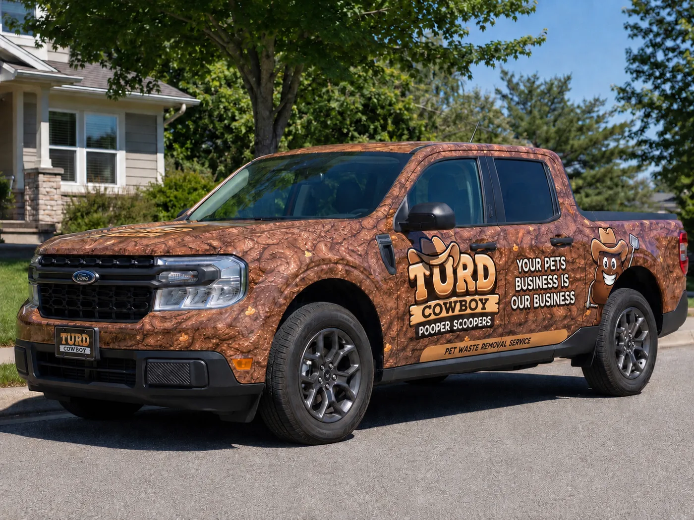 Turd Cowboy truck, front